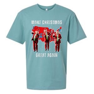 Make Christmas Great Again Trump Pajamas Ugly Sueded Cloud Jersey T-Shirt