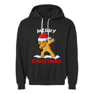 Merry Christmas Gingerbread Xmas Christmas Cookie Bakers Garment-Dyed Fleece Hoodie