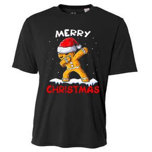 Merry Christmas Gingerbread Xmas Christmas Cookie Bakers Cooling Performance Crew T-Shirt