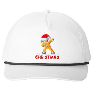 Merry Christmas Gingerbread Xmas Christmas Cookie Bakers Snapback Five-Panel Rope Hat