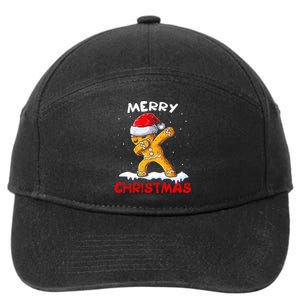 Merry Christmas Gingerbread Xmas Christmas Cookie Bakers 7-Panel Snapback Hat