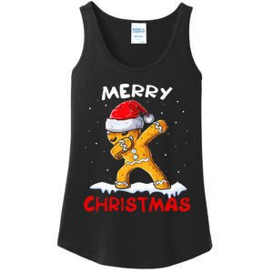 Merry Christmas Gingerbread Xmas Christmas Cookie Bakers Ladies Essential Tank