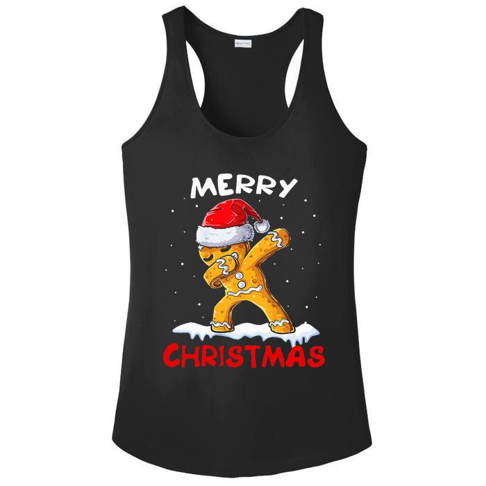 Merry Christmas Gingerbread Xmas Christmas Cookie Bakers Ladies PosiCharge Competitor Racerback Tank