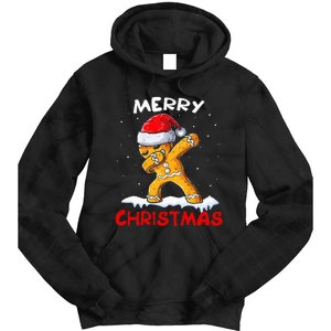 Merry Christmas Gingerbread Xmas Christmas Cookie Bakers Tie Dye Hoodie