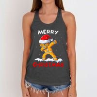 Merry Christmas Gingerbread Xmas Christmas Cookie Bakers Women's Knotted Racerback Tank