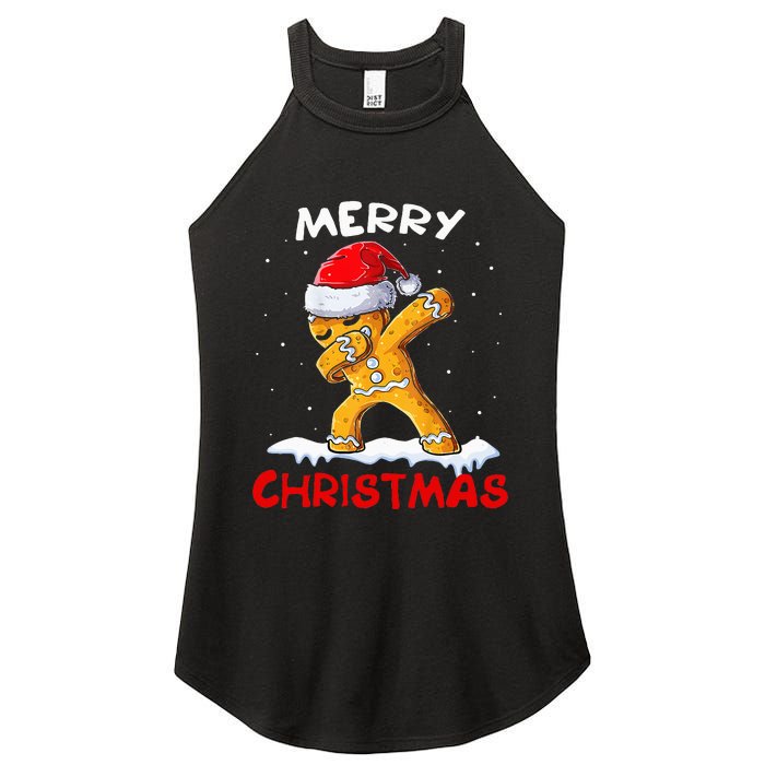 Merry Christmas Gingerbread Xmas Christmas Cookie Bakers Women's Perfect Tri Rocker Tank