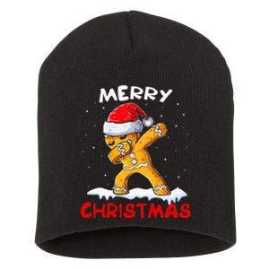 Merry Christmas Gingerbread Xmas Christmas Cookie Bakers Short Acrylic Beanie