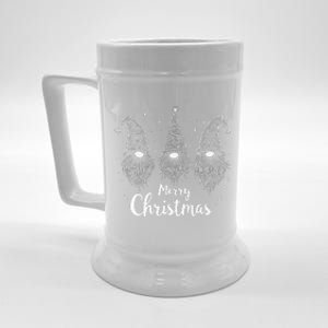 Merry Christmas Gnomes Family Joy Festivities Beer Stein