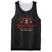 Mrs Claus Gingerbread Bakery Funny Christmas Baker Cookie Mesh Reversible Basketball Jersey Tank