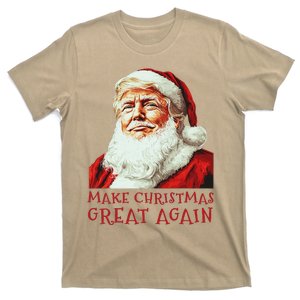 Make Christmas Great Again Funny Trump Santa Claus Xmas T-Shirt