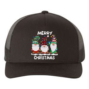 Merry Christmas Gnomes Xmas Family Yupoong Adult 5-Panel Trucker Hat