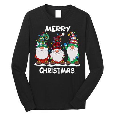 Merry Christmas Gnomes Xmas Family Long Sleeve Shirt