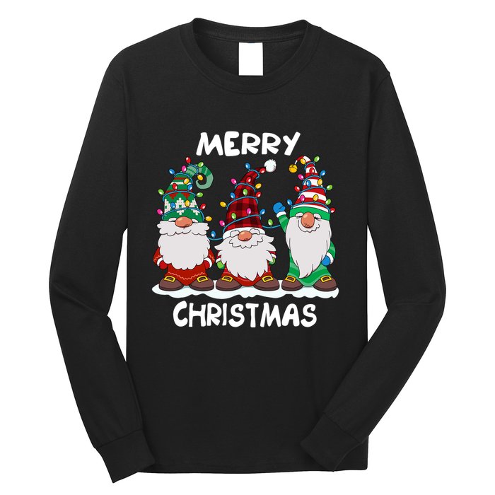 Merry Christmas Gnomes Xmas Family Long Sleeve Shirt