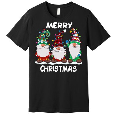 Merry Christmas Gnomes Xmas Family Premium T-Shirt