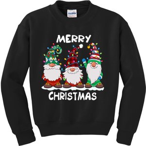 Merry Christmas Gnomes Xmas Family Kids Sweatshirt