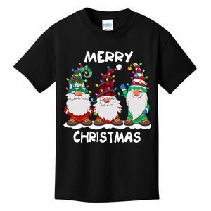 Merry Christmas Gnomes Xmas Family Kids T-Shirt