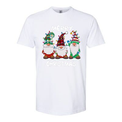 Merry Christmas Gnomes Xmas Family Softstyle CVC T-Shirt