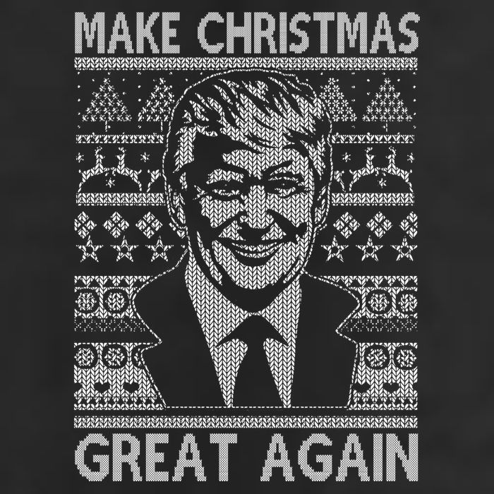 Make Christmas Great Again Funny Trump Ugly 7 Panel Mesh Trucker Snapback Hat