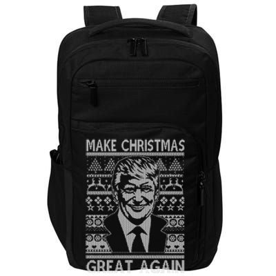 Make Christmas Great Again Funny Trump Ugly Impact Tech Backpack