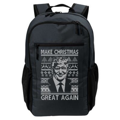 Make Christmas Great Again Funny Trump Ugly Daily Commute Backpack