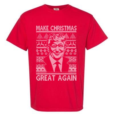 Make Christmas Great Again Funny Trump Ugly Garment-Dyed Heavyweight T-Shirt