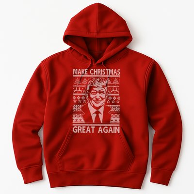 Make Christmas Great Again Funny Trump Ugly Hoodie