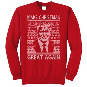 Make Christmas Great Again Funny Trump Ugly Sweatshirt