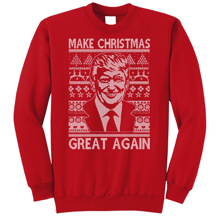 Make Christmas Great Again Funny Trump Ugly Sweatshirt