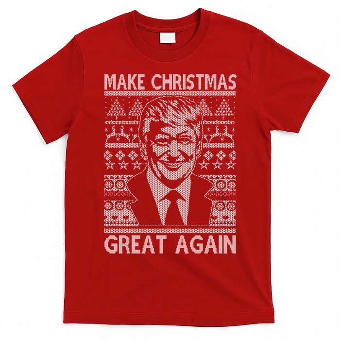 Make Christmas Great Again Funny Trump Ugly T-Shirt