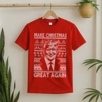Make Christmas Great Again Funny Trump Ugly T-Shirt