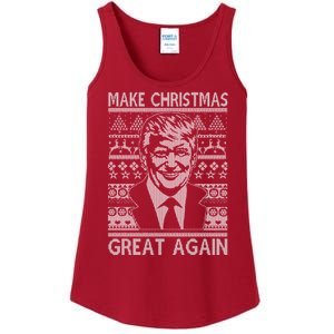 Make Christmas Great Again Funny Trump Ugly Ladies Essential Tank