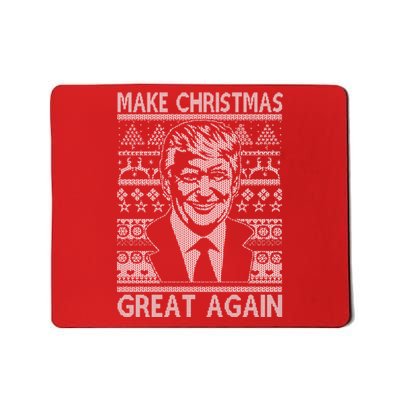 Make Christmas Great Again Funny Trump Ugly Mousepad