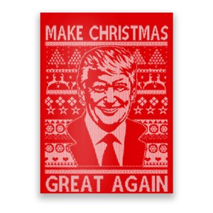 Make Christmas Great Again Funny Trump Ugly Poster