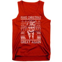 Make Christmas Great Again Funny Trump Ugly Tank Top