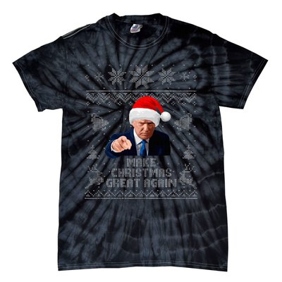 Make Christmas Great Again Donald Trump Holiday Tie-Dye T-Shirt