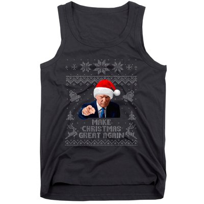 Make Christmas Great Again Donald Trump Holiday Tank Top