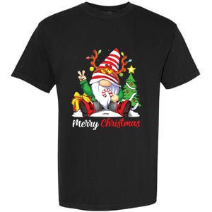 Merry Christmas Gnome Family Christmas Shirts For Women Garment-Dyed Heavyweight T-Shirt