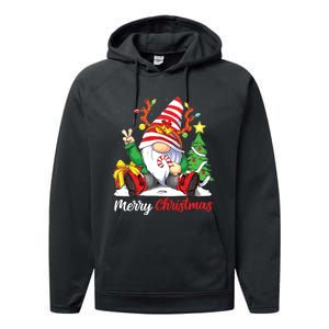 Merry Christmas Gnome Family Christmas Shirts For Women Performance Fleece Hoodie