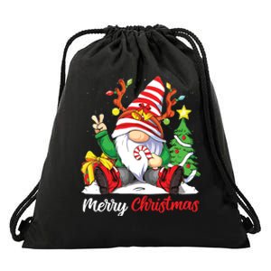 Merry Christmas Gnome Family Christmas Shirts For Women Drawstring Bag