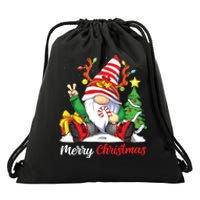 Merry Christmas Gnome Family Christmas Shirts For Women Drawstring Bag