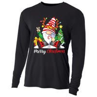 Merry Christmas Gnome Family Christmas Shirts For Women Cooling Performance Long Sleeve Crew