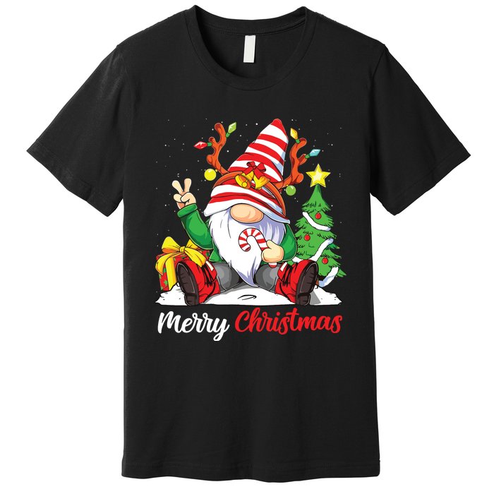 Merry Christmas Gnome Family Christmas Shirts For Women Premium T-Shirt