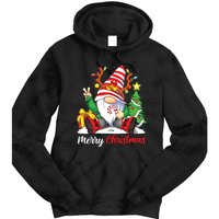 Merry Christmas Gnome Family Christmas Shirts For Women Tie Dye Hoodie