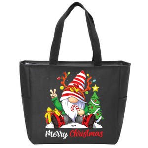 Merry Christmas Gnome Family Christmas Shirts For Women Zip Tote Bag