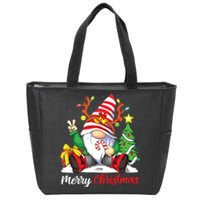 Merry Christmas Gnome Family Christmas Shirts For Women Zip Tote Bag