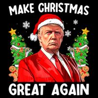 Make Christmas Great Again Funny Santa Trump 2024 Xmas Meaningful Gift Cooling Performance Crew T-Shirt
