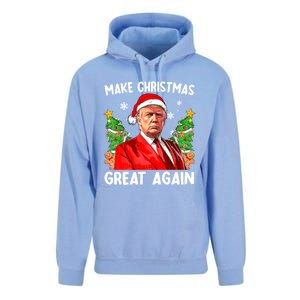 Make Christmas Great Again Funny Santa Trump 2024 Xmas Meaningful Gift Unisex Surf Hoodie