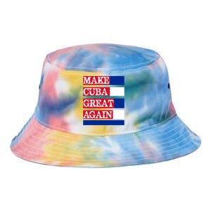 Make Cuba Great Again Cuban Flag Gift Tie Dye Newport Bucket Hat