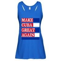 Make Cuba Great Again Cuban Flag Gift Ladies Essential Flowy Tank