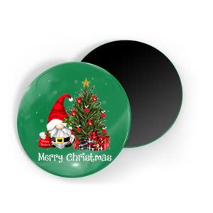 Merry Christmas Gnomes Xmas Gnome Lover Family Magnet